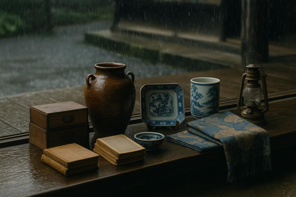 骨董と雨