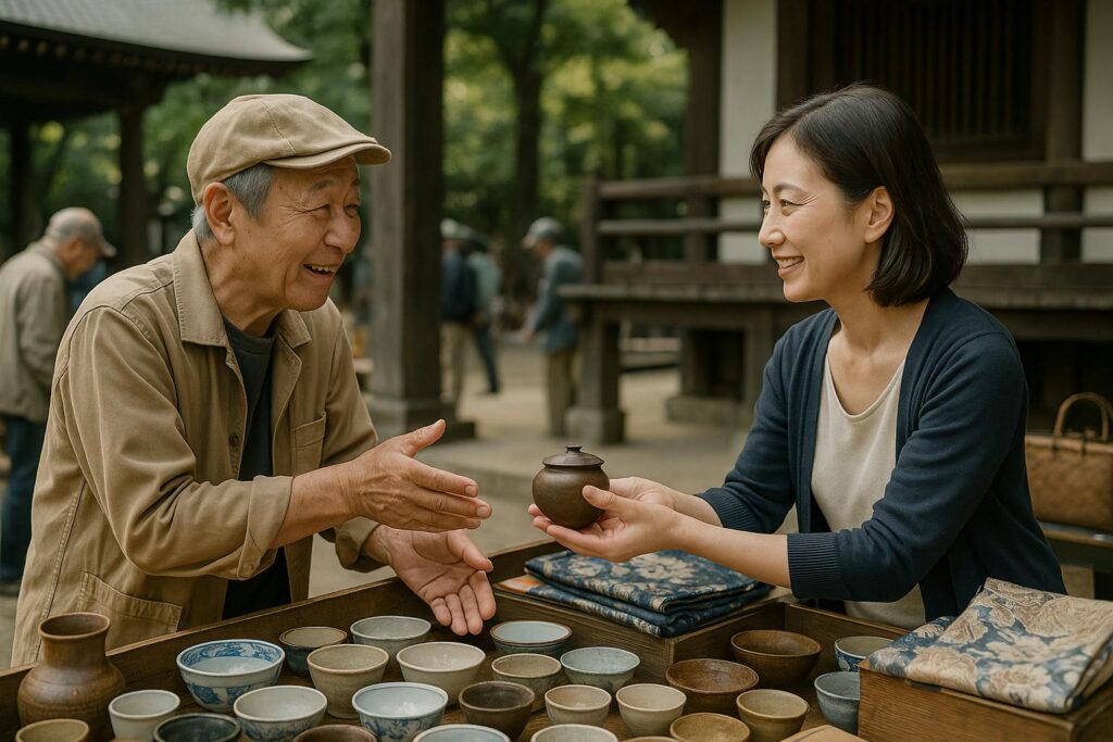 骨董市交渉