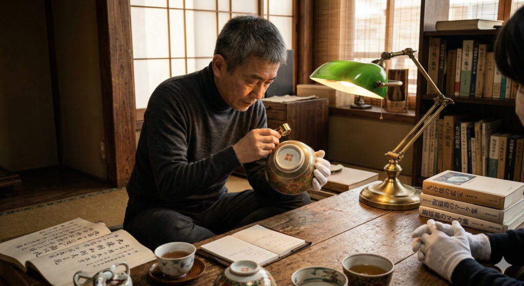 鑑定士の磁器評価