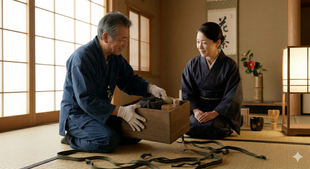 箱を扱う鑑定士。