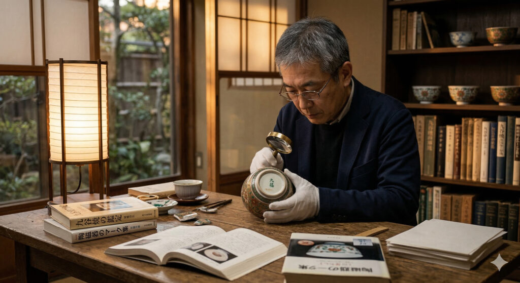 専門家の陶器鑑定