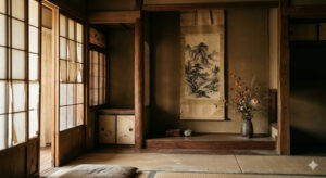 床の間の掛け軸